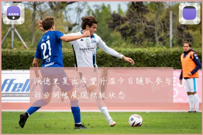 佩德里复出希望升温今日随队参与部分训练展现积极状态