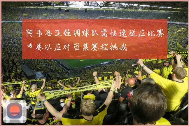 阿韦洛亚强调球队需快速适应比赛节奏以应对密集赛程挑战